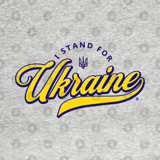 I Stand with Ukraine, quote, ukraine trident by Yurko_shop